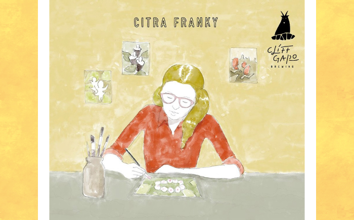 【全12回定期便】-CLIFF BEER- CITRA FRANKY  (ペールエール) 6本入り ビール クラフトビール 350ml 飲み比べ ギフト 沖縄市 / 株式会社クリフクラフト [BCDS