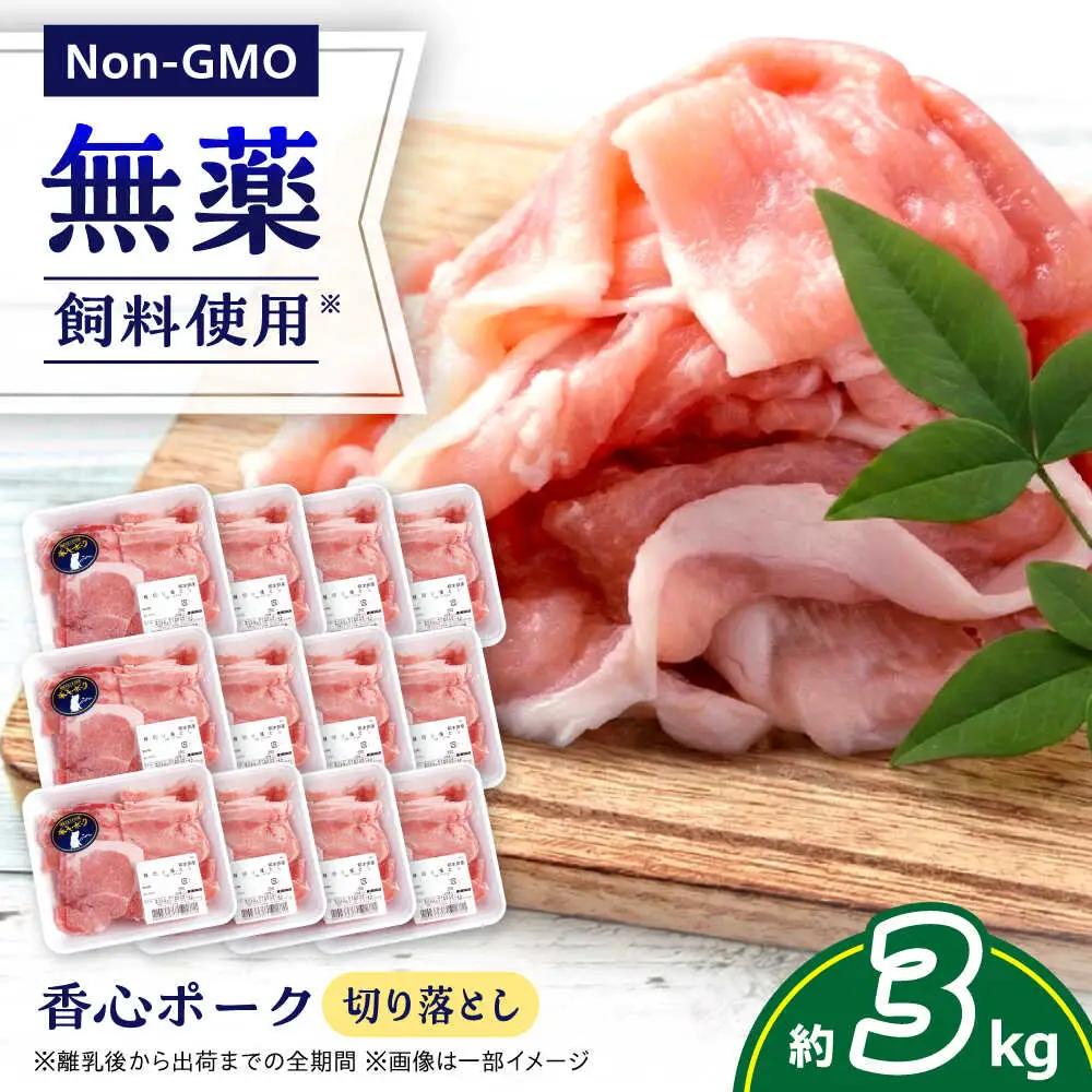 『香心ポーク』切り落とし 約250g×12パック 豚肉切り落とし[AYCK019]