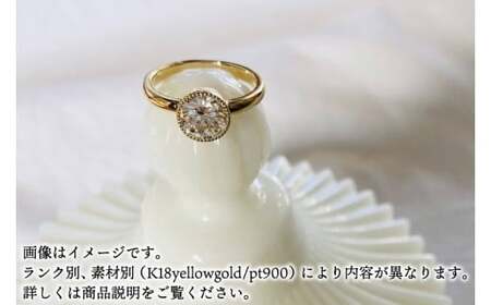 Éternelle ring -エテルネル リング (K18yellowgold) ベーシックプラン 【 ダイヤモンド リング 1カラット K18 イエローゴールド アクセサリー ご褒美 茨城県 鹿嶋