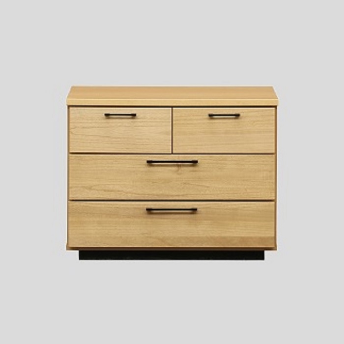 80チェスト3段 オルガ【諸富家具】：B790-006