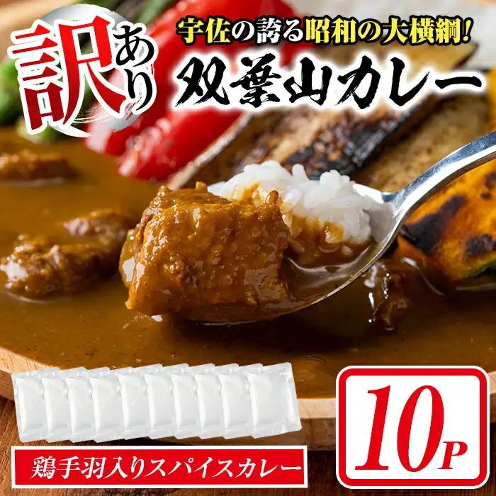 ＜訳あり・簡易包装＞双葉山カレー(計1.8kg・180g×10P) 鶏肉 鳥肉 とりにく とり肉 お肉 カレー チキンカレー スパイスカレー レトルト 簡単調理 常温 保存【115601500】【SFPコンサルティング】
