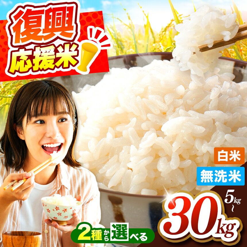 【ふるさと納税】 復興エール | 令和7年産 白米 / 無洗米 選べる 品種 ・ 内容量 ・ 回数 5kg ～ 30kg | お米 米 こめ 精米 ご飯 単一原料米 早期米 熊本県 玉名市 ブランド米 令和7年8月大雨災害 復興エール 銘柄米 早期米