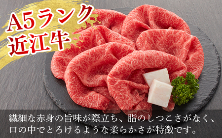 【12月配送予約】【年内発送】【A5ランク 近江牛】すき焼き用　赤身上モモ　500g（折り箱入）[BH033a] / 近江牛 近江牛 近江牛