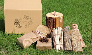 【ふるさと納税】薪セット「大きな焚き火セット」 薪セット 大きな焚き火セット 焚き火用薪 アウトドア キャンプ用品 薪ストーブ BBQ バーベキュー 火起こし 燃料 北海道 特産品 自然素材
