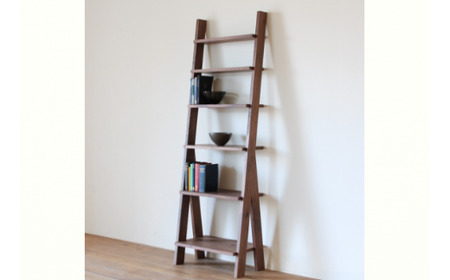 天然木シェルフ 本棚 幅56cm / ウォールナット材 または オーク材 【HIRASHIMA SCALA Shelf 056】 受注生産