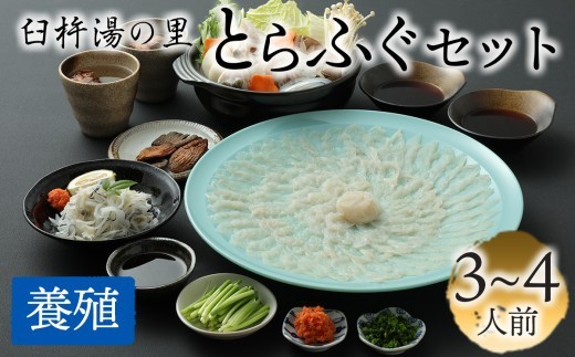 
                  鮮度と自家製ポン酢にこだわったとらふぐ刺しふぐ鍋セット（3～4人前）［冷蔵］臼杵湯の里
                