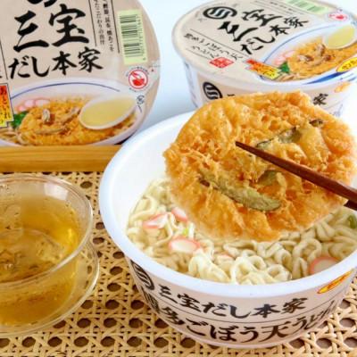 ふるさと納税 基山町 【3ヵ月毎定期便】「三宝だし本家 博多ごぼう天うどん」1ケース(計12個)全4回 |  | 03