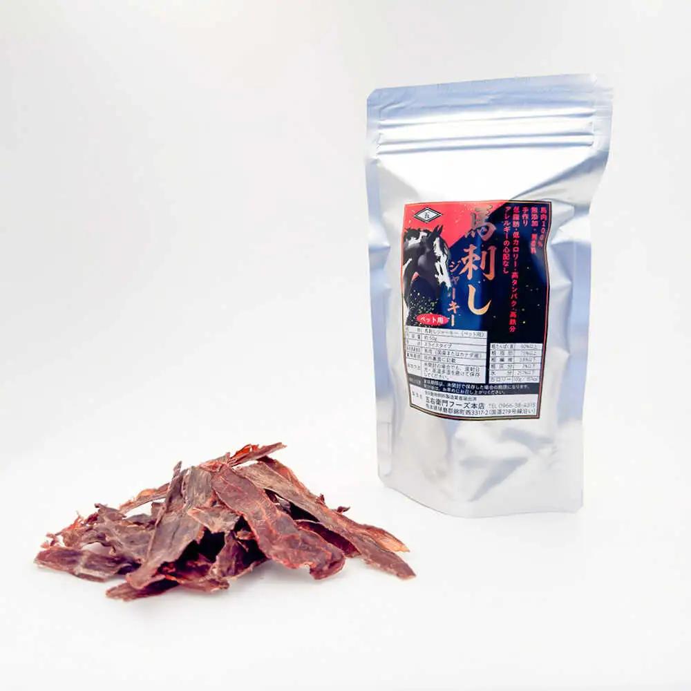 【全12回定期便】ペット用 馬刺し ジャーキー 約100g ペット用 BHCY064
