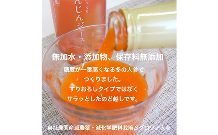 星降る里 鳥取県日南町のにんじんジュースとジンジャーシロップ 詰合せ セット