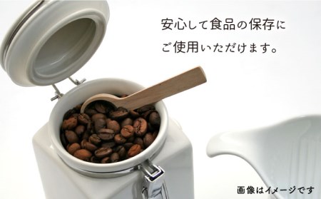 【美濃焼】コーヒーキャニスター200 2個セット ゴールドリング モスグリーン【ZERO JAPAN】保存容器 コーヒー豆 紅茶 緑茶 日本茶 陶器 密閉 密封 遮光 コーヒー 豆 粉 おしゃれ パッ