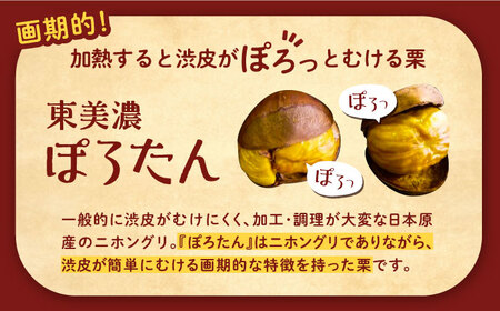 【先行予約】【2025年10月下旬より順次発送】岐阜県産栗「東美濃ぽろたん」 2kg / 栗 くり 栗きんとん / 東美濃農業協同組合 [AUDS001]