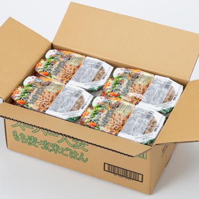 ふるさと納税 山形市 【城北麺工】スーパー大麦 もち麦・玄米ごはん 24個 FY25-873 |  | 02