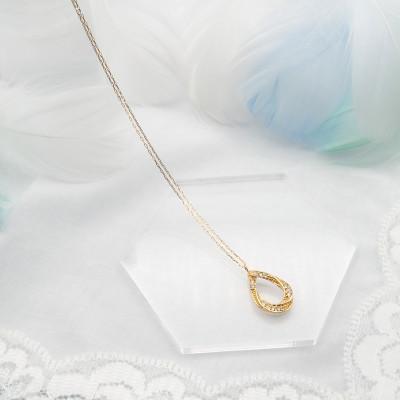 ふるさと納税 昭和町 K18 0.10ct ダイヤモンド ペンダントネックレス HH-019739 |  | 02