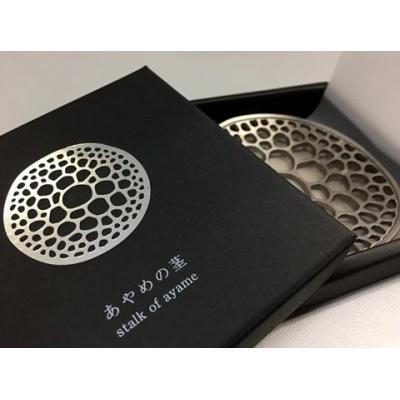 ふるさと納税 長井市 自然をモチーフとしたステンレス鋳物花器「あやめの茎 stalk of ayame」_F032 |  | 03