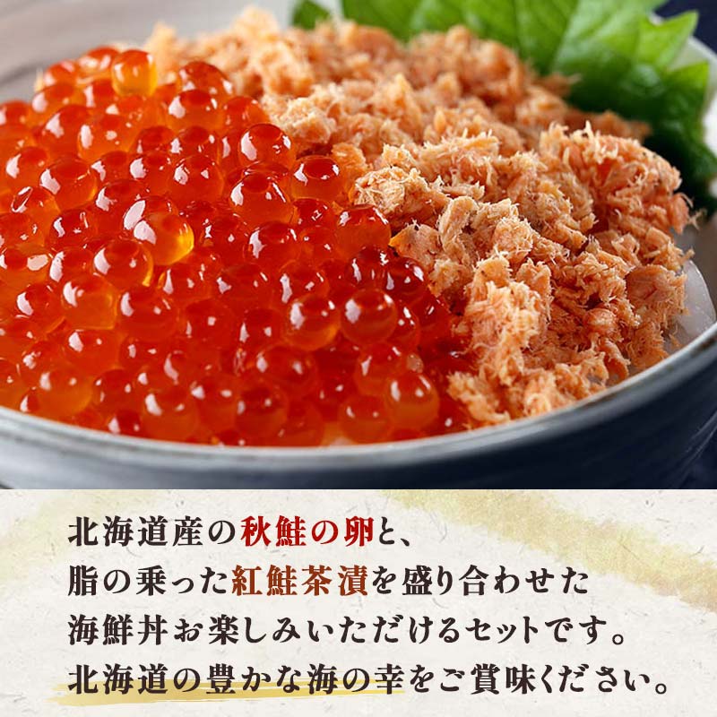 ＜熨斗なし・簡易包装のみ＞ 釧路おが和 鮭といくらの親子丼セット イクラ サケ しゃけ 秋鮭いくら 父の日 母の日 お中元 贈答 ギフト 御中元 贈り物 手土産 熨斗 のし ラッピング プレゼント _