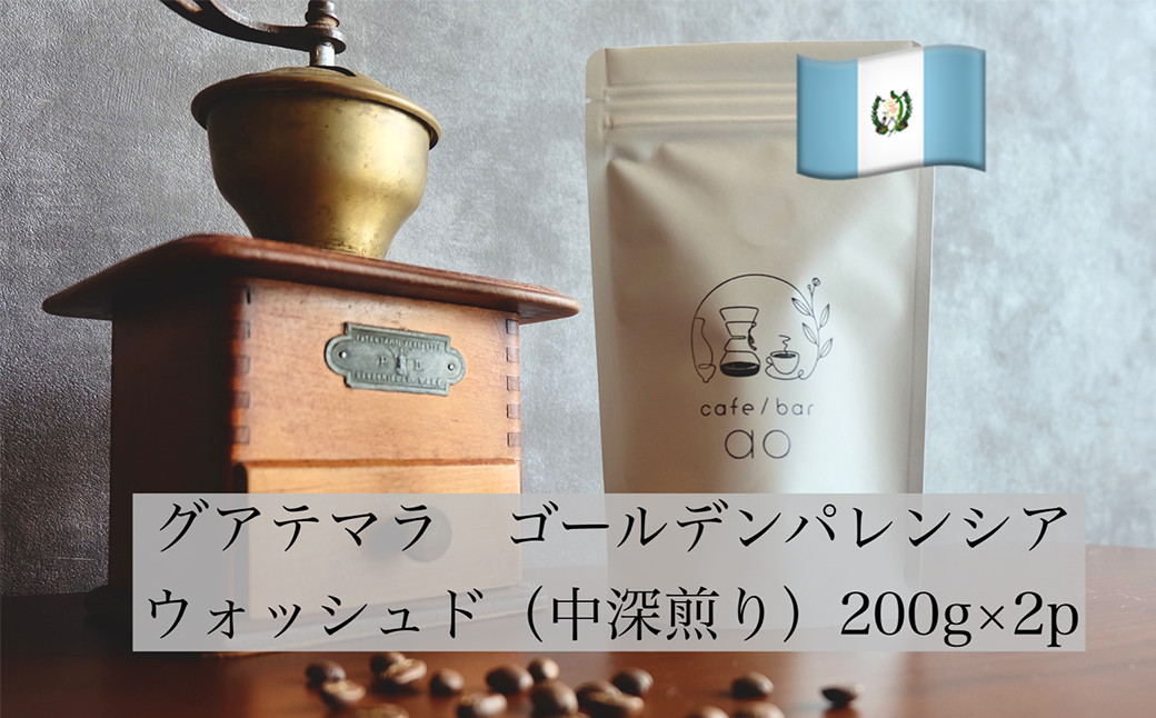 グアテマラ ゴールデンパレンシア リオ ウォッシュド ( 中深煎り ) 400g (200g×2) コーヒー 珈琲