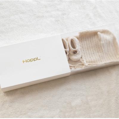 ふるさと納税 和泉市 HOPPL(ホップル)ニューボーンニットセット(手編みオーガニックコットン使用) |  | 02