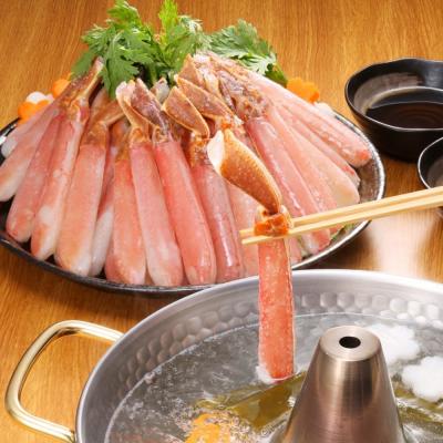 ふるさと納税 紋別市 【厳選部位のみ】本ズワイガニしゃぶしゃぶ【大】(500g)| 生食可 お刺身 |  | 01
