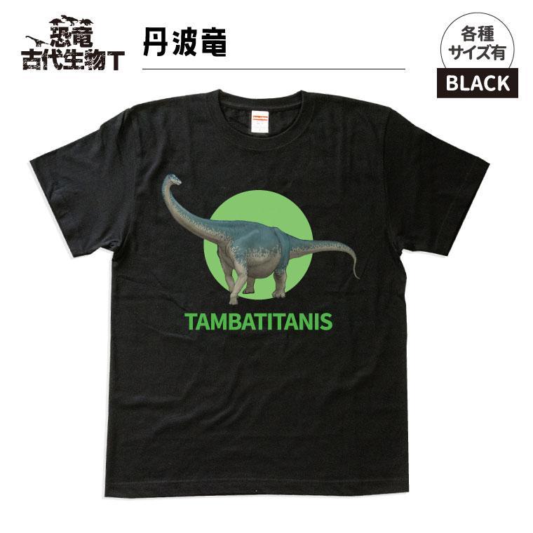 【ふるさと納税】恐竜・古代生物Tシャツ　丹波竜 050