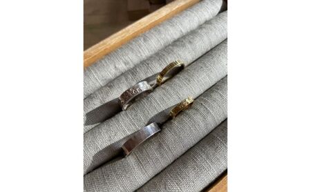 指輪 神奈川県 シルバーアクセサリーwork shop【バンドスタンプリング】1名 アクセサリー リング 製作 体験 チケット ワークショップ アクセサリー作り オリジナル 天然石 パール 初心者 逗