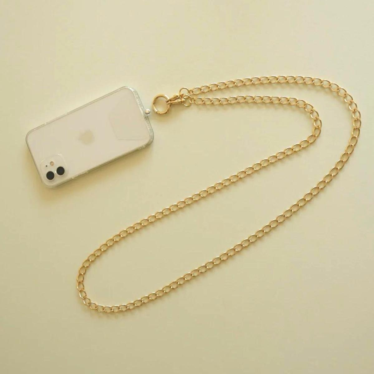 【LENERAオリジナルスマートフォンショルダー】 smartphone shoulder - maro - / gold