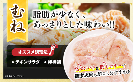 宮崎県産 若鶏 もも むね セット 合計4kg 肉 鶏肉 とり 鳥 国産 真空パック おすすめ 人気 詰め合わせ おかず お弁当 唐揚げ 照り焼き 蒸し鶏 チキンサラダ 棒棒鶏 ギフト 贈り物 贈答 
