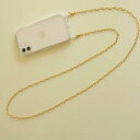 【ふるさと納税】[Cherieオリジナルスマートフォンショルダー] smartphone shoulder - shine - / gold 14000円