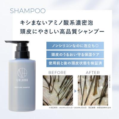 ふるさと納税 入間市 〈12本セット〉モイスチャーシャンプー(1年分)[LULUNA]ルルーナ |  | 01