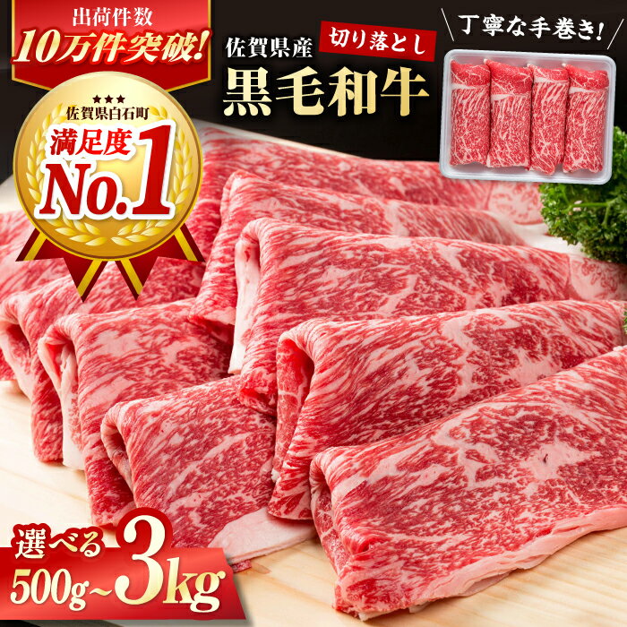 【先行予約】【圧倒的リピート率！】佐賀県産 黒毛和牛 贅沢 切り落とし 1kg（1000g×1パック）お肉 肉 牛肉 冷凍 すきやき すき焼き しゃぶしゃぶ 和牛 切落し【株式会社いろは精肉店】