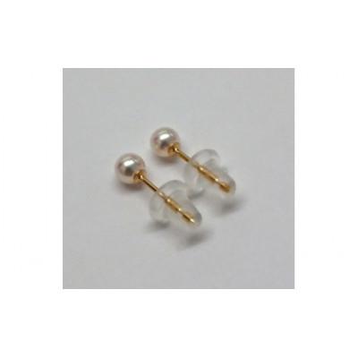 ふるさと納税 伊勢市 アコヤ真珠K18ピアス　ベビーパール3.5mmup 596 |  | 01