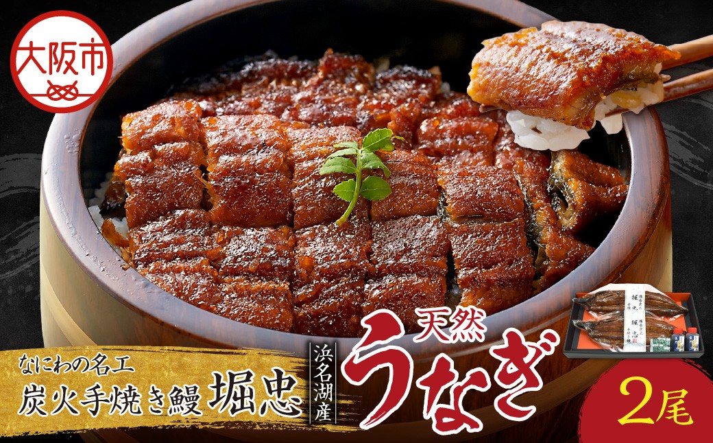 
                  【なにわの名工】炭火手焼き鰻 浜名湖産天然うなぎ 2尾 鰻_OS157-0003
                