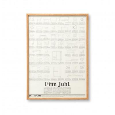 ふるさと納税 旭川市 旭川家具 フレーム×織田コレクション図録ポスター B2 Finn Juhl1_03433