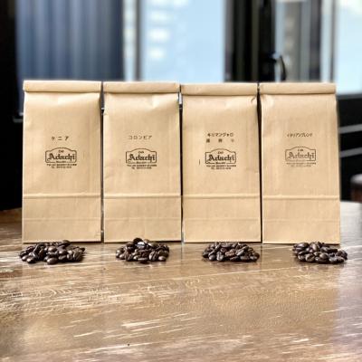 ふるさと納税 関市 カフェ・アダチ　コーヒー豆　深煎り　セット 300g×4種 ST-003 |  | 01