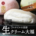 【ふるさと納税】フローズン　セミフローズン　ノーマル　3スタイル　生クリーム大福（富貴堂 おすすめギフトセットB）　人気　おいしい　生クリーム　大福　だいふく　美味しい　なめらか　もちもち　老舗　富貴堂