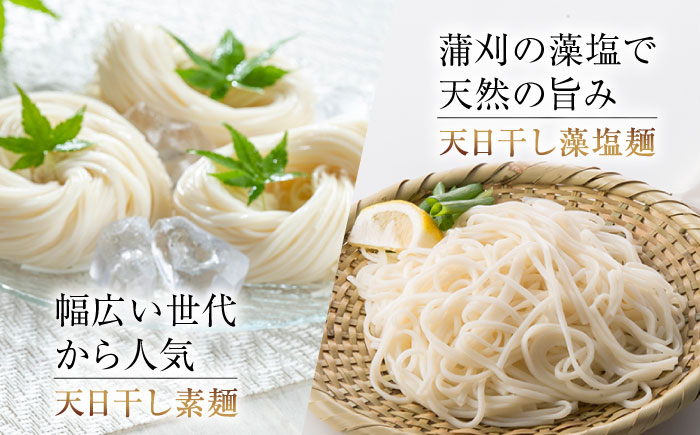 【お中元対象】完全天日干し製法！江田島の干麺4種&白だし お手頃食べ比べセット うどん そば そうめん 料理 広島 ＜迫製麺所＞江田島市 [XAM005]
