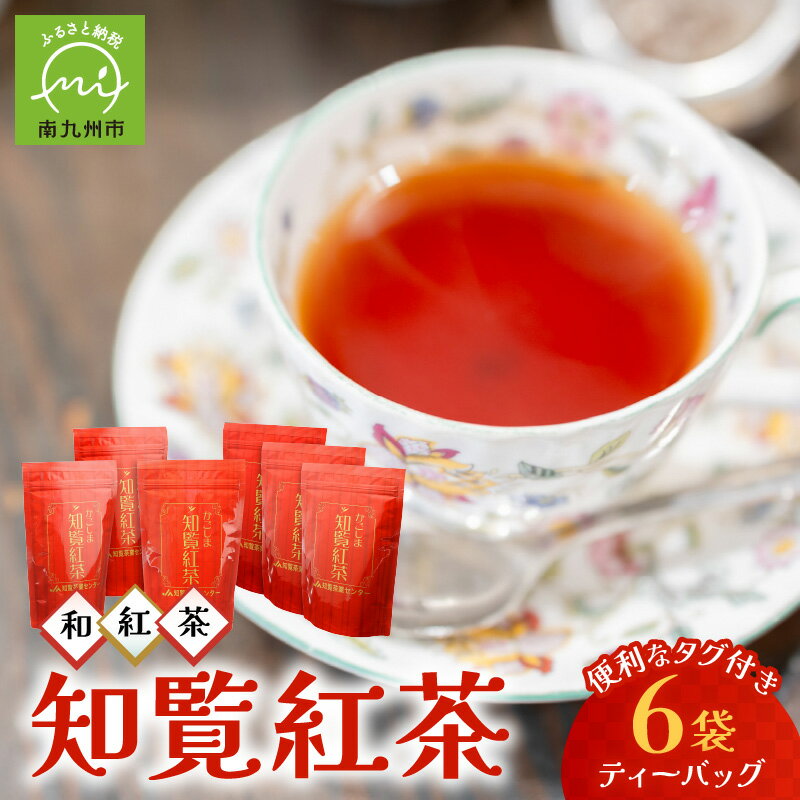 和紅茶 知覧紅茶 ティーバッグ 3g × 20個入 6袋 セット 紅ふうき スッキリした後味 驚くほどの美味しさ 南九州市知覧産 緑茶品種 ブレンド紅茶 タグ付き 紅茶 お取り寄せ 鹿児島県 南九州市 送料無料