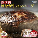 【ふるさと納税】【お歳暮】＜熟成肉 はなが牛ハンバーグ 150g×6個 計900g＞ お肉 牛肉 肉加工品 無添加 国産 小分け 個包装 特産品 ゆうぼく 御歳暮 ギフト のし 贈答用 贈り物 プレゼント 感謝 愛媛県 西予市 【冷凍】『2024年12月13日(金)～12月20日(金)迄にお届け』