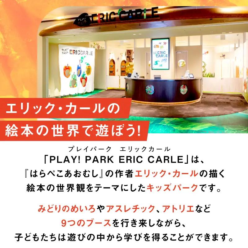 PLAY! PARK ERIC CARLE 入場チケット 3枚 大人3名・子ども3名 体験 遊び場 アスレチック アトリエ ギフト_0067-003-se6
