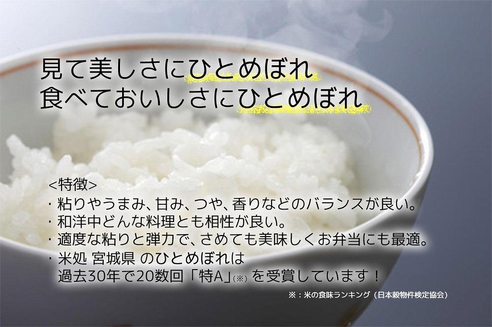 【ひとめぼれ】令和7年度産 精米 10kg（5kg×2袋）宮城県産【米 お米 こめ コメ ご飯 ごはん】 ●