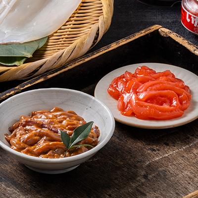 ふるさと納税 青森県 【塩辛 220g×4個・明太子和え 150g×2個・一夜干し 2袋】いか尽くし 3種セット |  | 03