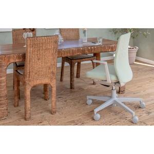 Mmc5_コクヨチェアー　モネット(ダークグレージュ)／クッション・ベージュ／フローリング用（Vキャスター）　／在宅ワーク・テレワークにお勧めの椅子