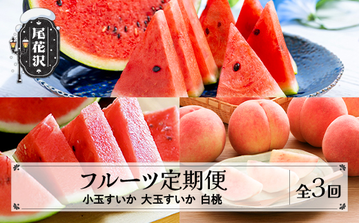
                  【先行予約】フルーツ定期便 全3回 小玉スイカ 大玉スイカ もも 秀品 令和9年7月~発送開始 令和9年産 2027年産 佐竹物産 ※沖縄・離島への配送不可 sb-ftksh3
                