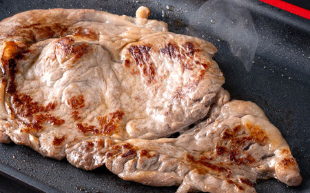 熊本 あか牛 ロース ステーキ 約400g (約200g×2枚)【合同会社 たべたせいか】[AYCB082]