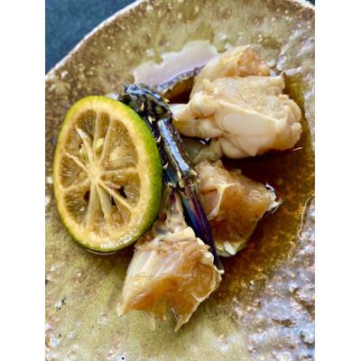 ふるさと納税 湖西市 【浜名湖産】渡り蟹(ガザミ)の沖漬け　小サイズ2杯入り約200g×2パック