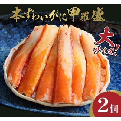 ふるさと納税 京丹後市 【先行予約】☆蟹の宝石箱☆ お手軽!逸品! プレミアム本ずわいがに甲羅盛 大サイズ 2個
