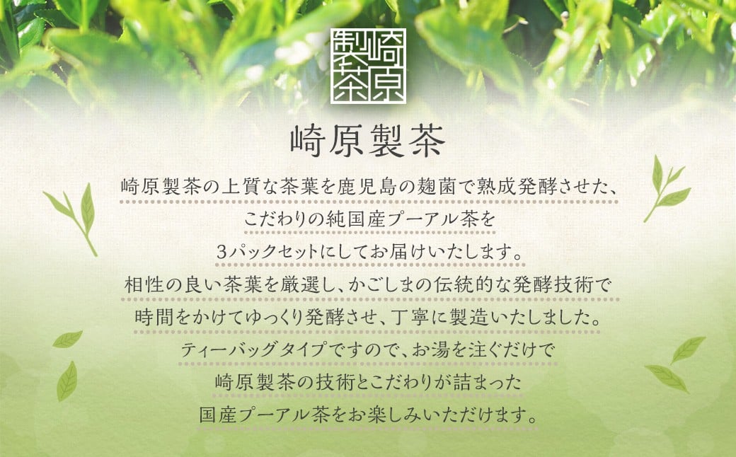 【種類が選べる！】STプーアル茶 3パックセット