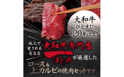 牛肉 和牛 ブランド牛 大和牛 焼肉セット【年末年始12月26日?1月7日の着日指定不可】 大和牛専門店 一 H-45