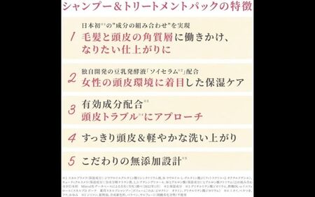 スカルプD ボーテ シャンプー2本+トリートメントパック2本　[ボリュームセット]｜シャンプー コンディショナー 薬用 ヘアケア