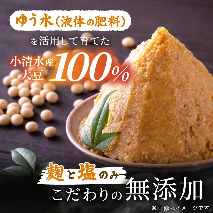 【北海道小清水町】小清水のゆう水みそ500g×2個【配送不可地域：離島】【1739473】