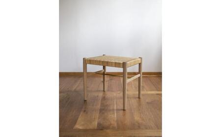 【受注生産】Stool 01 オーク（ナラ）/soap finish(座面ラタン) / スツール 椅子 いす チェア 家具 インテリア 木製 木目調 ナチュラル おしゃれ ラタン デザイン ダイニング